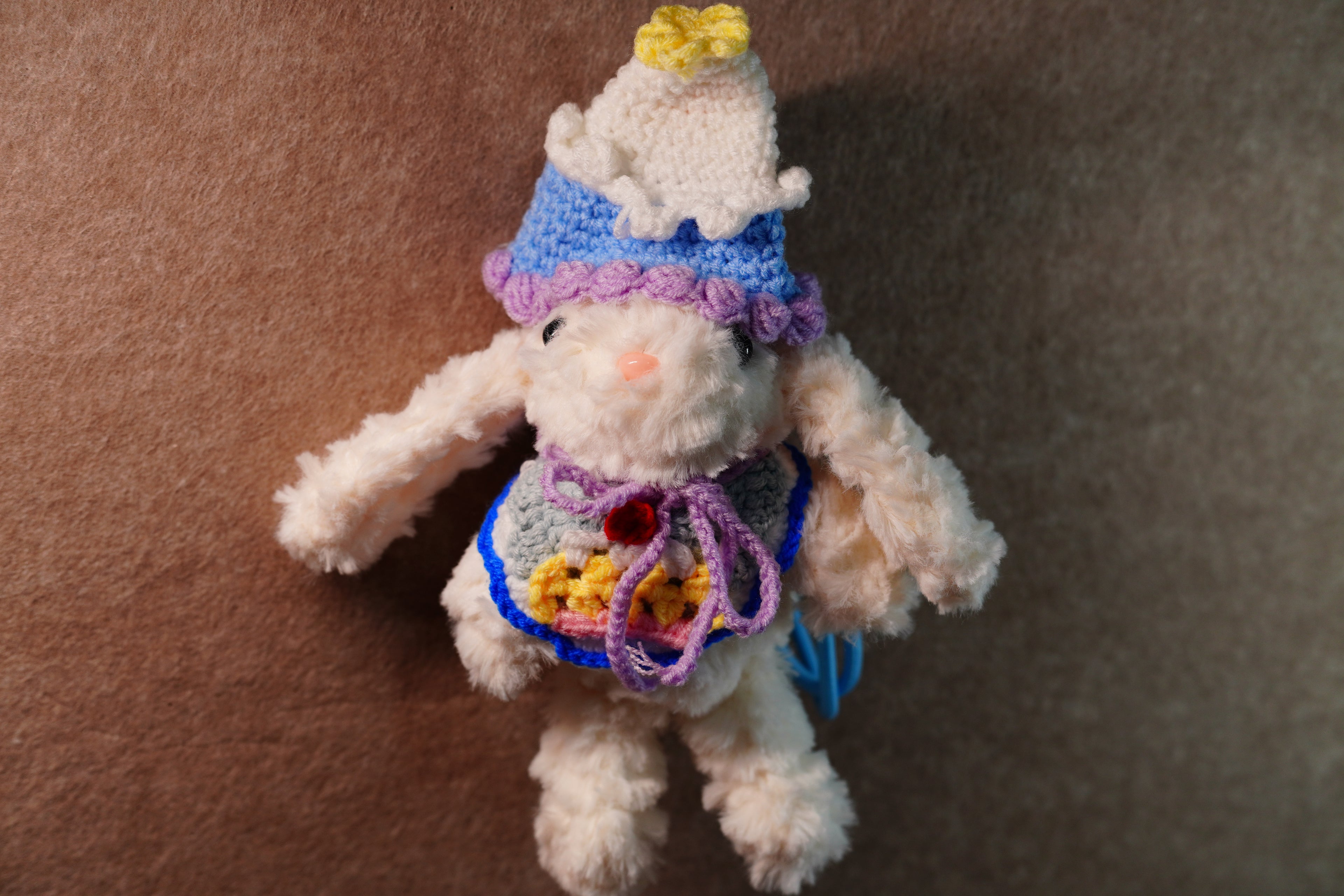Recordable Light blue cake lop-eared rabbit