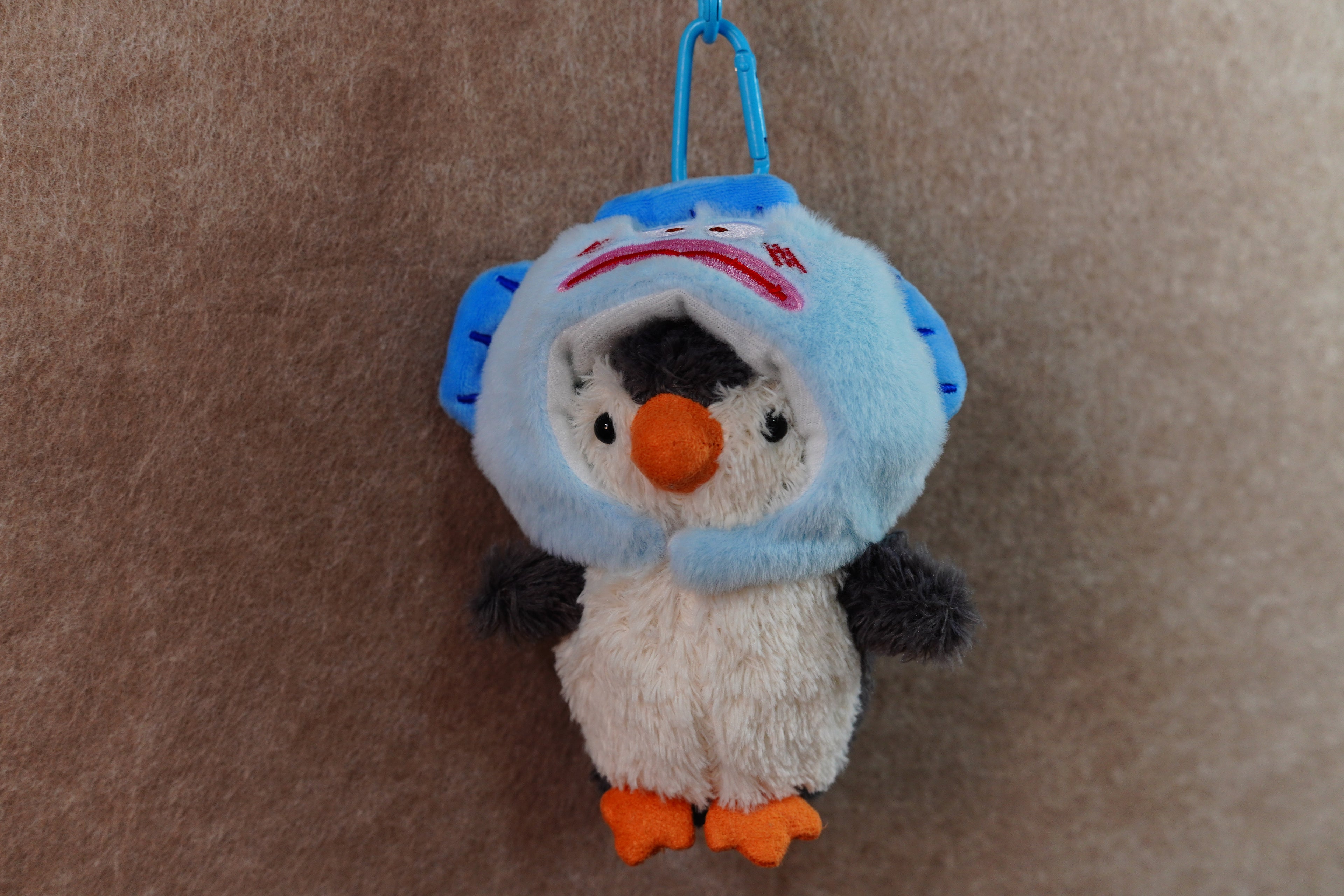 Peanut Penguin with Blue clownfish hat